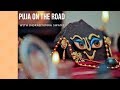 Puja on the road with indradyumna swami