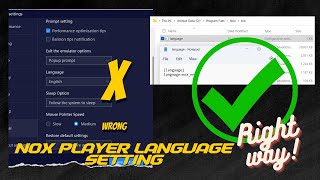 Nox Player & Nox Asst  || Change Language to English