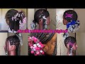 🦋6 ways to style Knotless Braids with beads tutorial ⭐️🍬