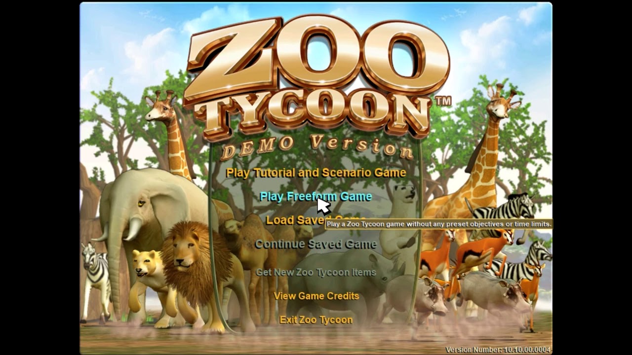 zoo tycoon 2001 pc free