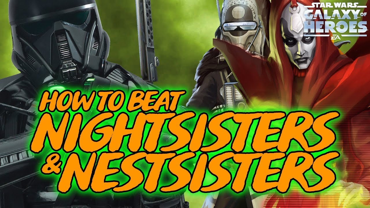TW & GA COUNTERS: ALWAYS Beat Nightsisters & NestSisters with Imperial Troopers! SWGOH