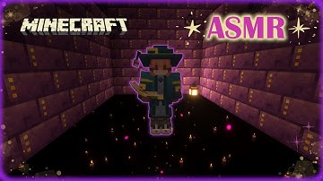 Minecraft ASMR ♡ – Building a Galaxy Floor 💜 | Whispering & Keyboard Sounds ✨