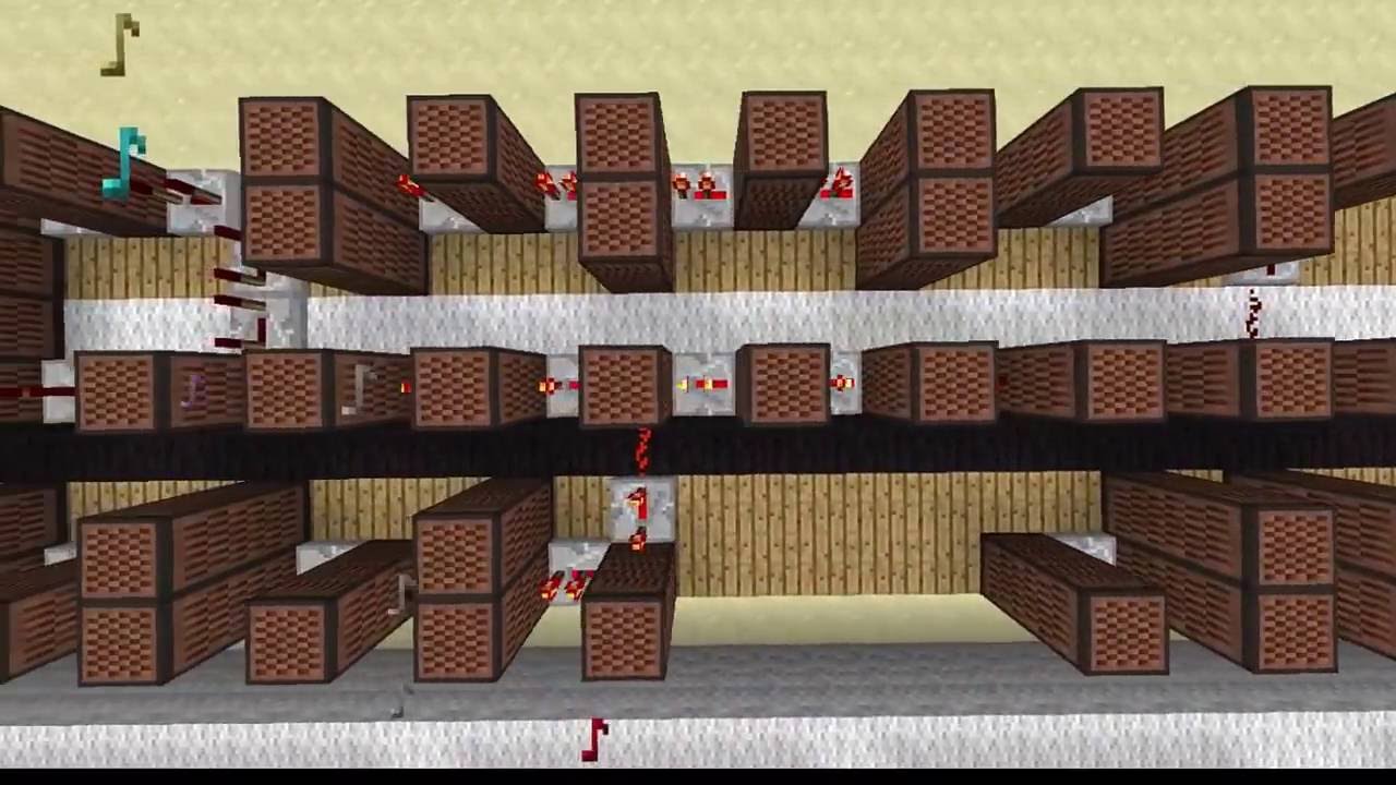 [Minecraft Notes Blocks] Bois Perdu - Zelda