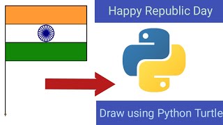 Happy Republic Day | Python | Turtle | Graphics #shorts #republicday #python #pythonturtlegraphics