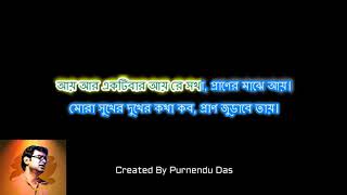 Purano Sei Diner Kotha Karaoke with Lyrics | RabindraSangeet | পুরানো সেই দিনের কথা | রবীন্দ্রসঙ্গীত
