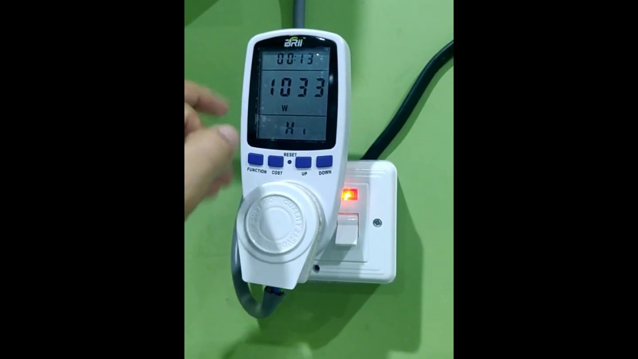 AC consumption meter (Electricity Unit Meter) - YouTube