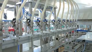 Linear type piston filling machine