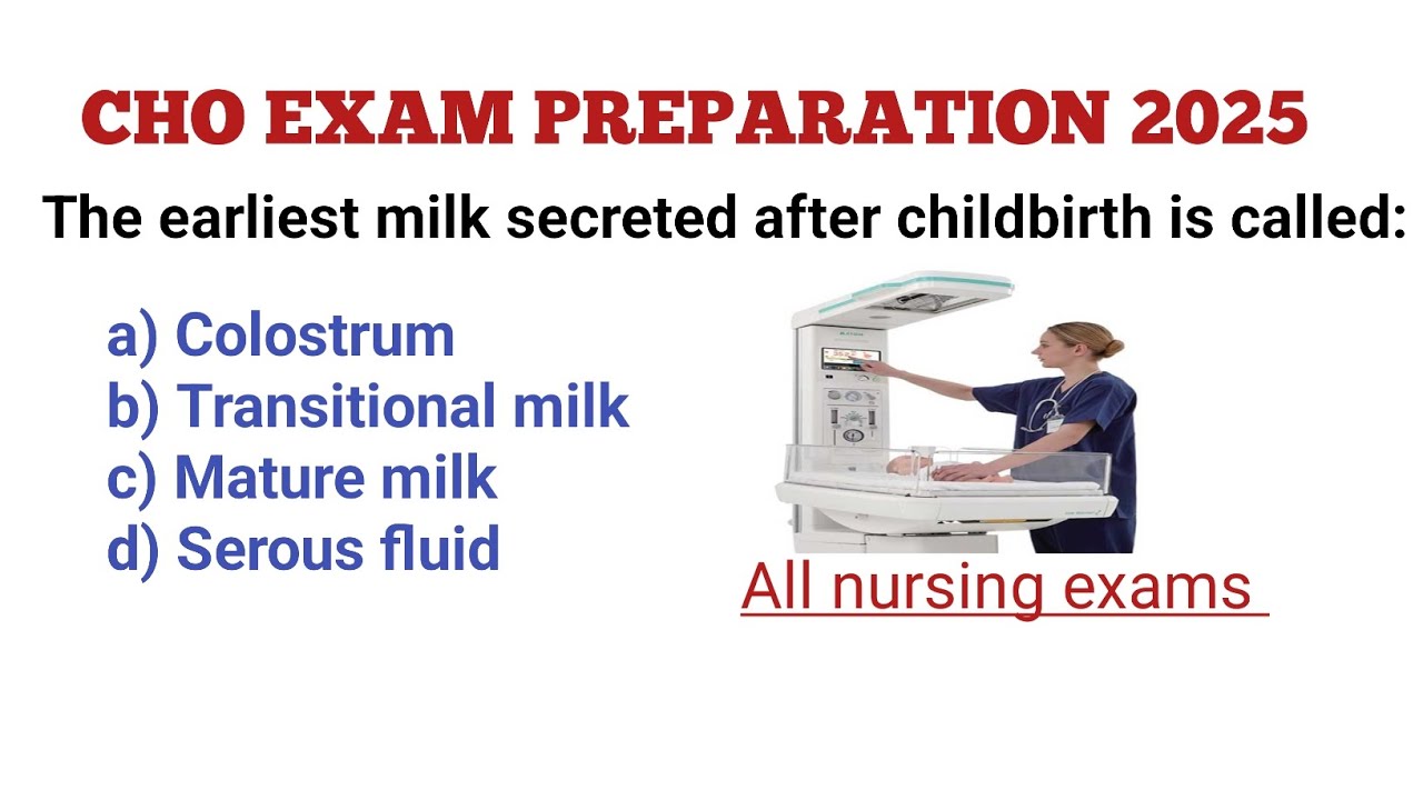 CHO Exam Preparation 2025 | CHO Previous Year Questions | MCQ for cho exam 