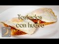 Tostadas Especiales con Huevo - Receta de Tostadas con Tomate, Cebolla y Huevo Frito!