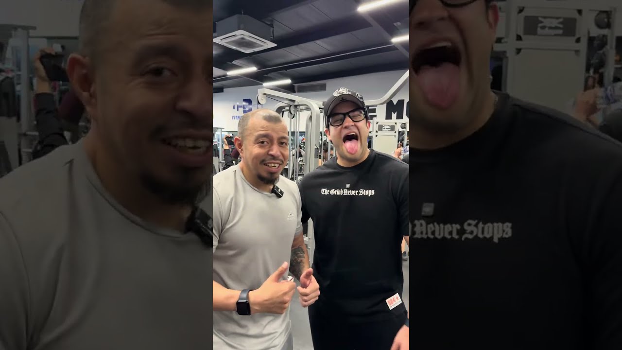 Lo reto en el gym sin imaginar quien era