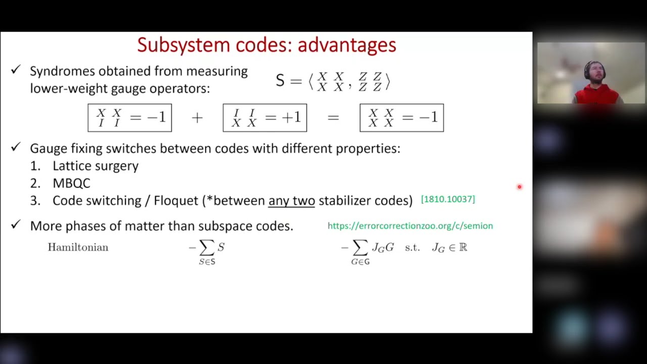 [Quantum Tutorial] Victor Albert | Quantum error correction: a guided tour (part 4 of 4)