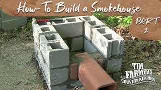 HowTo Build a Smokehouse (Part 2  Flue Pipe and Building Blocks)