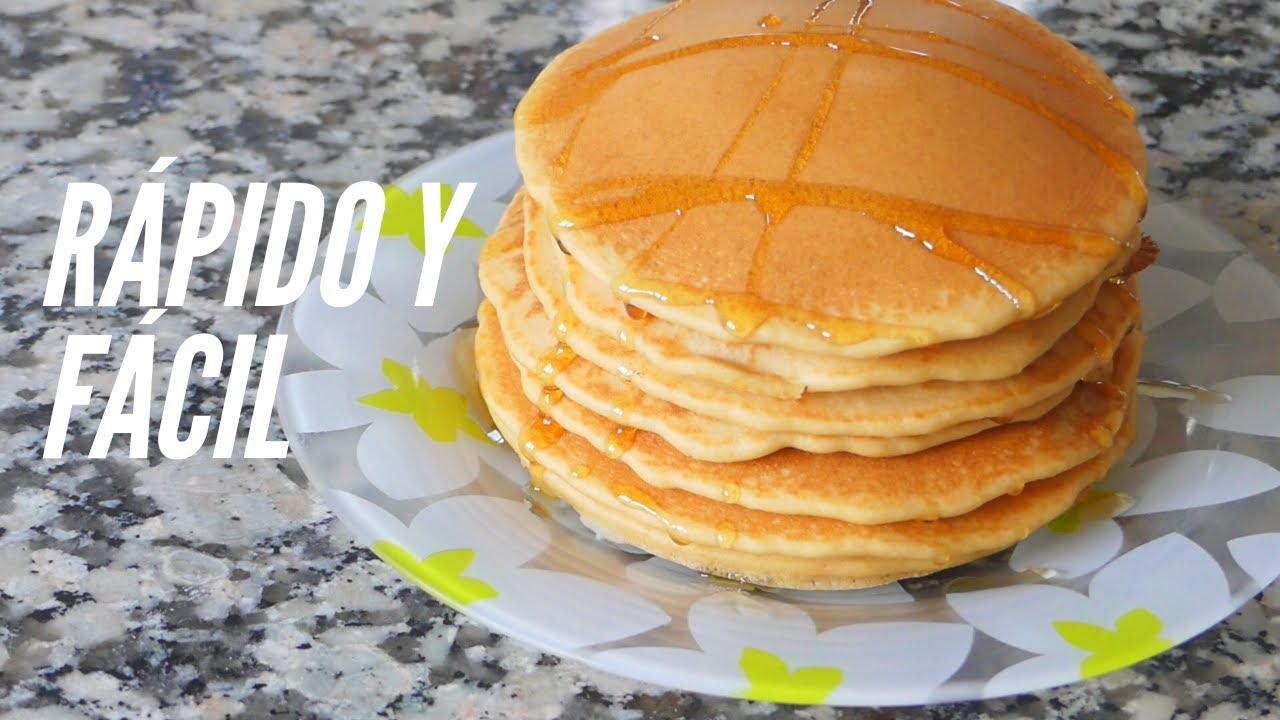 Como hacer Pancakes Sin Gluten (RÁPIDO Y FÁCIL) YouTube