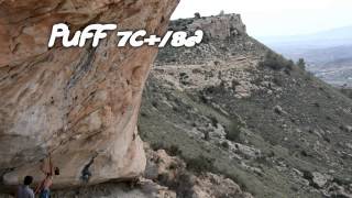 Escalada Mula (Murcia)-Puff 7c+/8a