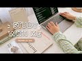 Study with me: Pajamas all day🏠 นั่งอ่านหนังสือ ทำงานด้วยกันยาวๆ ไปเล้ย (1.20 hr / with music)