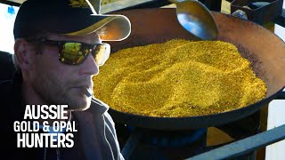 Shawn 'Mr. Gold' Promrenke Ends His Mining Week With $90,000 Worth Of Gold | Bering Sea Gold