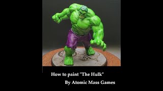 How to paint "The Hulk"