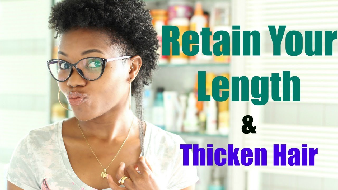 How To Retain Hair Length Thicken Hair Naturally Thin Fine