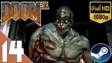 Doom 3 (2004) - 100% Walkthrough (Nightmare, All Collectibles) Part 14 - Monorail (HD) [1080p]