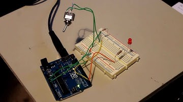 Simple Arduino toggle switch example