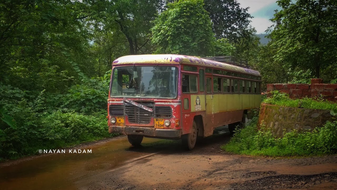 MSRTC Bus Ride in Konkan | Timelapse