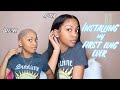 ATTEMPTING TO INSTALL A WIG FOR THE FIRST TIME!? | BEAUTY FOREVER HAIR