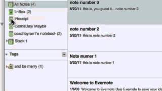 Evernote Basics:  Notebooks, Stacks, & Tags!