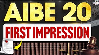 AIBE 20 First Impression | AIBE Exam 2025 Analysis | AIBE 2025 Paper Solution | StudyIQ Judiciary
