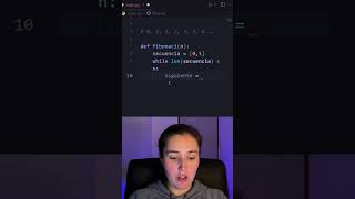 Secuencia de Fibonacci en python Secuencia de Fibonacci en python