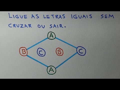 Desafio de ligar os números iguais sem cruzar as linhas. #desafio #log