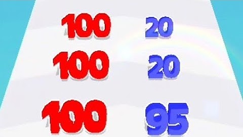 Number Merge Run Mast er 3D New update Gameplay Level 410