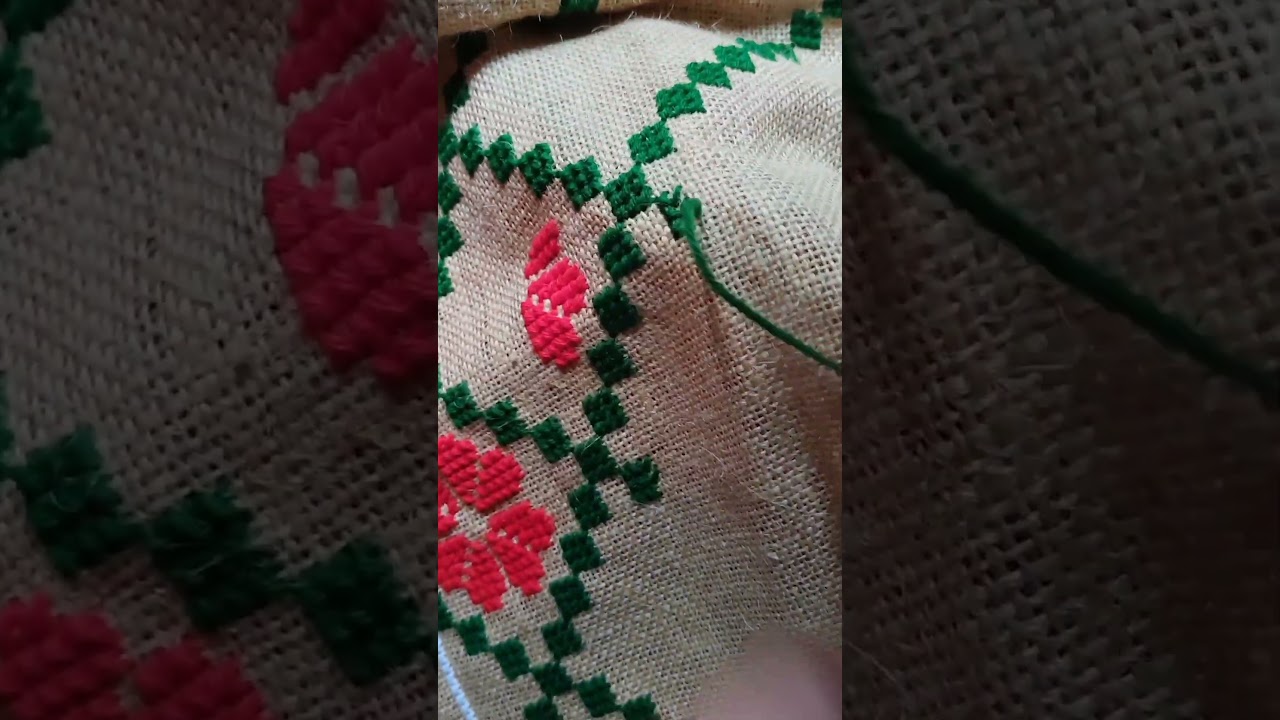 Exclusive Cross Stitch Sitting Mat design..