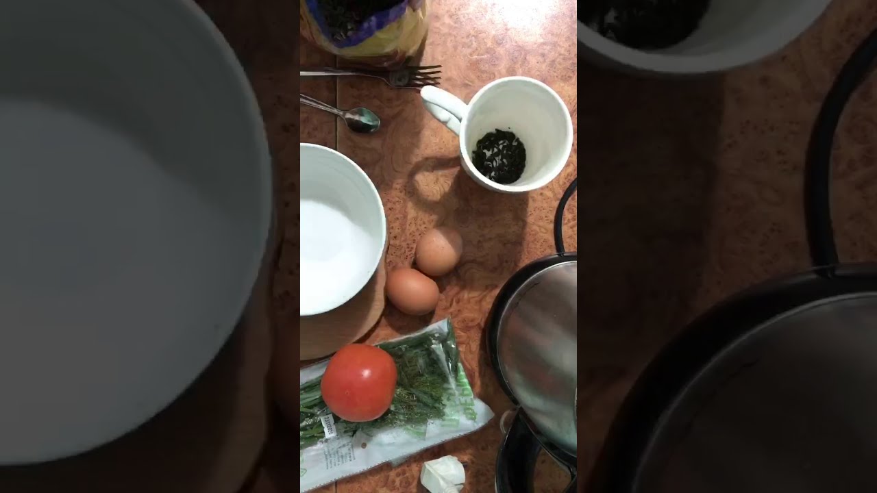 Завтрак для любимого мужа. Вот так я его балую!!!
