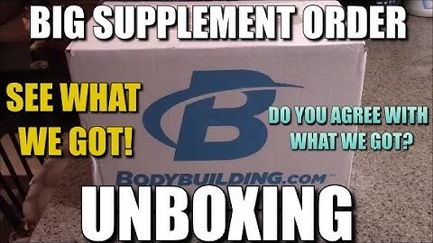 Supplement Unboxing Bodybuilding Supplement Unboxing Bodybuildingcom Order Unboxing