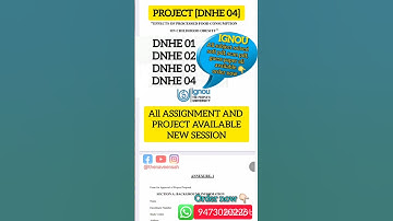 DNHE assignment and Project Work कैसे बनाएं||IGNOU DNHE assignment and Project ||#ignoudnhe #dnhe