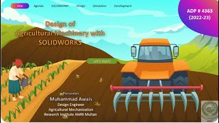 Design of Agricultural Machinery with SOLIDWORKS | Urdu screenshot 2