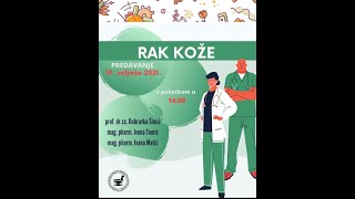 WEBINAR : "Rak kože"