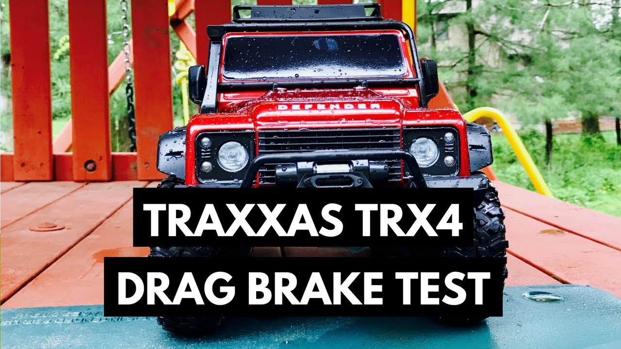 Traxxas TRX-4 Drag Brake Test