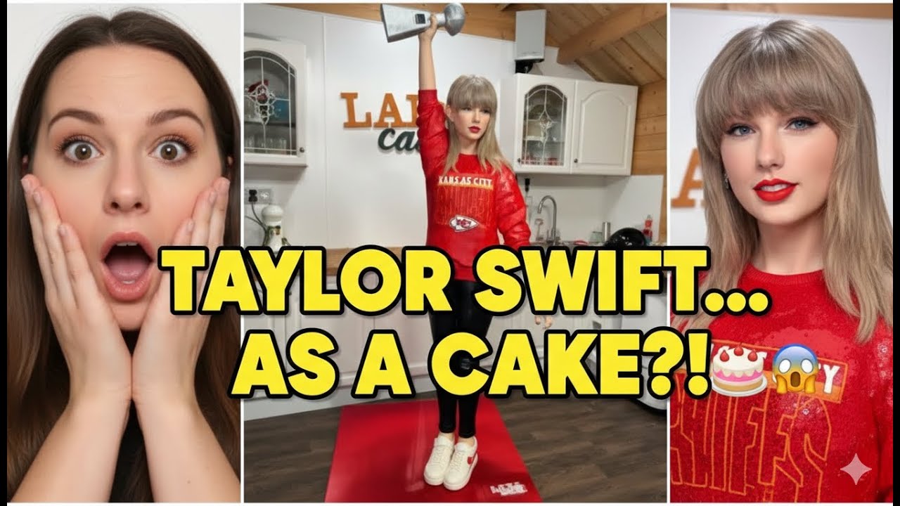 Taylor Swift CAKE Controversy?! Viral Baker EXPOSED After ‘Fake Super Bowl Trophy’ Cake SparksFanWAR
