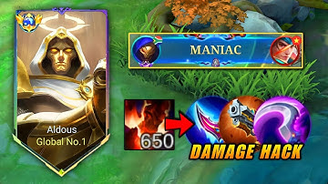 WTF DAMAGE GOD MODE!!! 650 STACK ALDOUS PENETRATION BUILD FOR 2025🔥 (insane build must try💀)