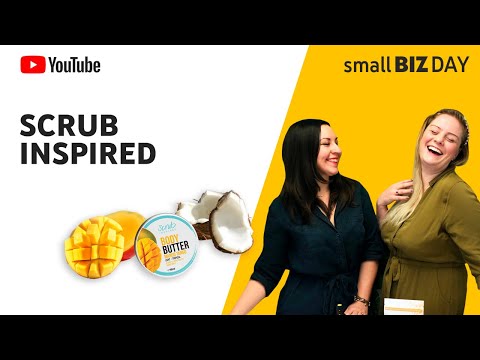 Shop Scrub Inspireds all natural skincare LIVE for YouTube Small Biz Day!