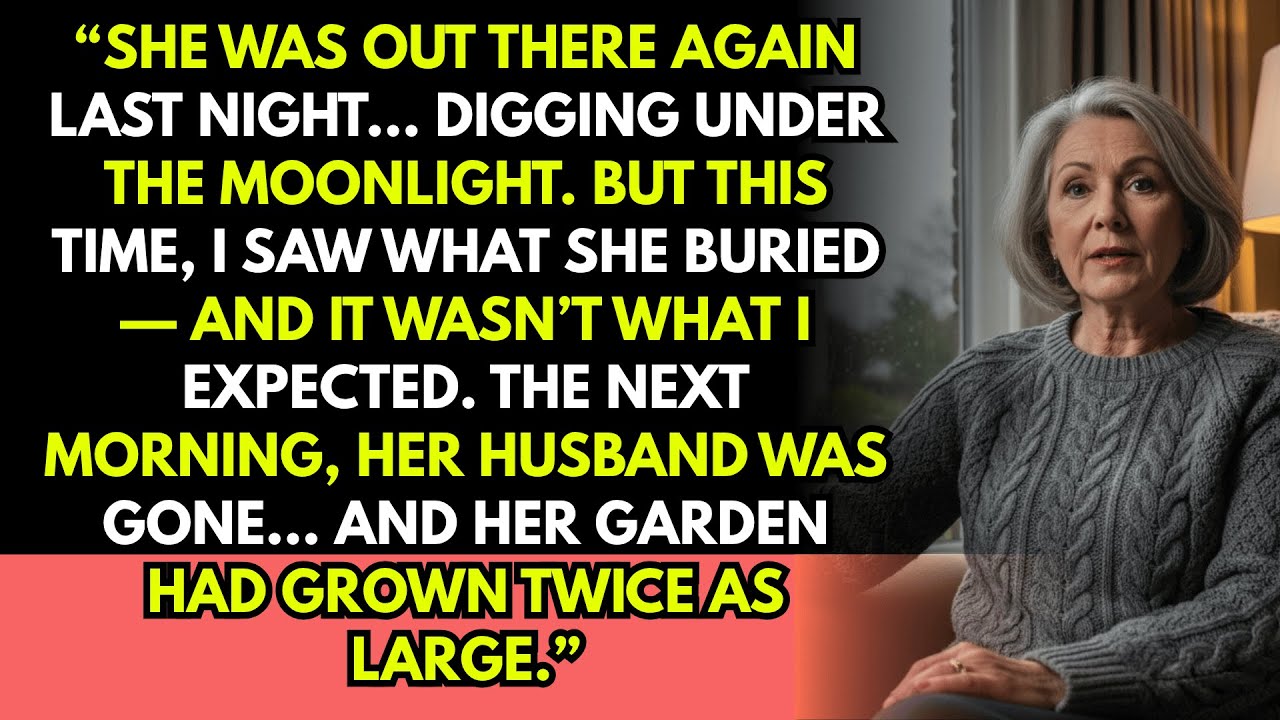 My Neighbor Buried Something in Her Garden at Night — Then Her Husband ...