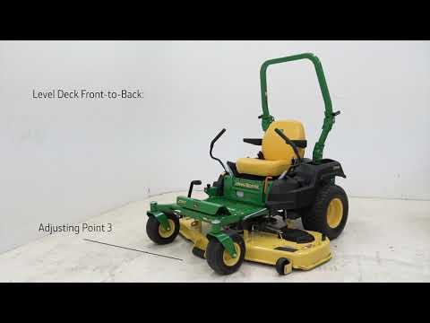 How To Level the Deck | John Deere Z545R, Z515E, Z530M, and Z530R ZTrak™ Mowers