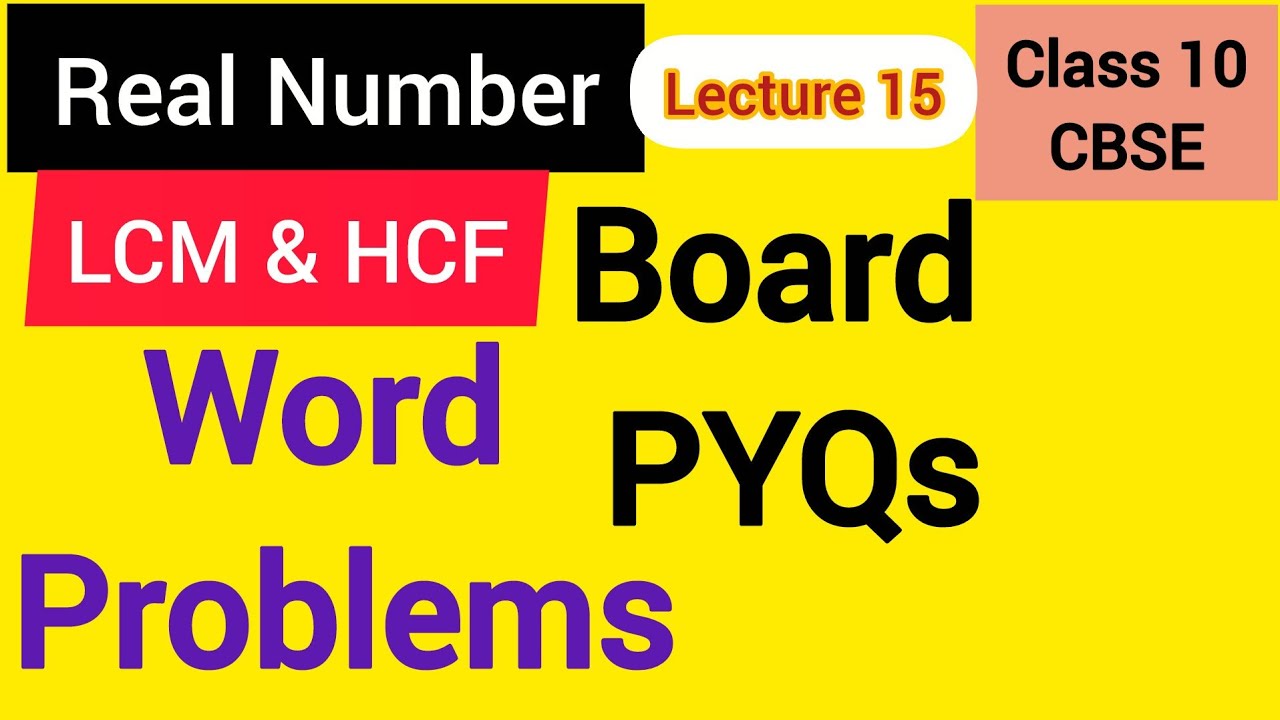 Lecture 15- Largest 6 digit question_LCM_ Word problem