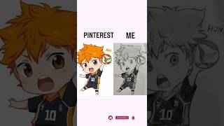 Pinterest vs me ✨ #animedrawing#art#viral#drawing#pinterest#cute#chibi#sketch#shorts#fyp#gojo#naruto