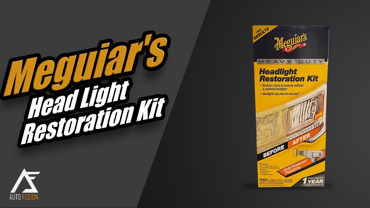  Car Headlight Restoration Kit, Heavy Duty Lights