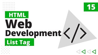 15. HTML List Tag | Complete Web Development Course with Hablu Programmer | Bengali