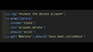 Check If Cypress Has An Alias Before Getting It
