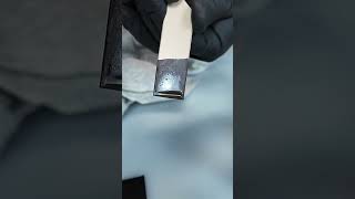 Dyeing natural leather black - is black paint necessary? #leather #leatherwork #leathercraft