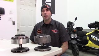 Ski-Doo TRA Clutch disassembly, inspection and assembly by RawFuelTV